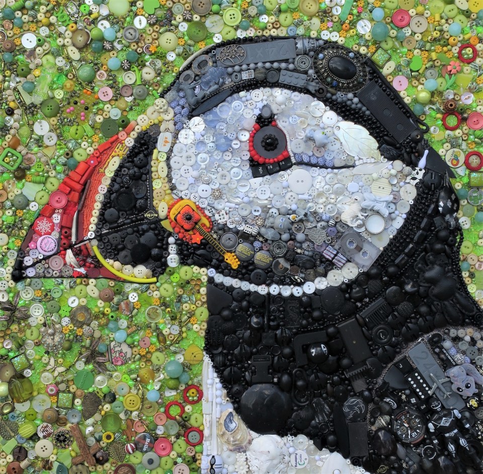 Puffin, 70cm x 70cm , 2020